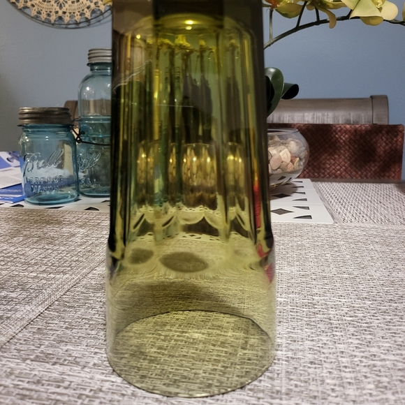 Vintage Libbey Green Glass Tumbler 5.25" 14oz - Picture 1 of 4